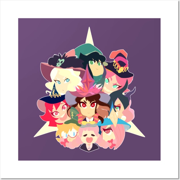 The Nine New Witches Wall Art by sailorjubs